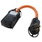 Ac Works Power Strip Cord, STW, 5-15/20R, TT-30P, 1.5 ft., Orange TTCBF520 - alternate 9